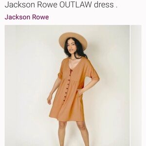 Jackson Rowe Women's Outlaw Button-Front Dress in Rust